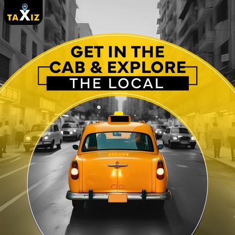 Jumping into Taxiz for a local escapade! Let's unravel the city's charm, one ride at a time. Buckle up and join me on this spontaneous adventure! 🚖✨ #taxiadventures #explorelocal #taxis #taxi #cabservice #travelwithus #taxiz Cab Advertising, Mailers Design, Illustrator Projects, Car Post, Posters Layout, Insurance Ads, Graphic Design Posters Layout, Car Advertising Design, Delhi Travel