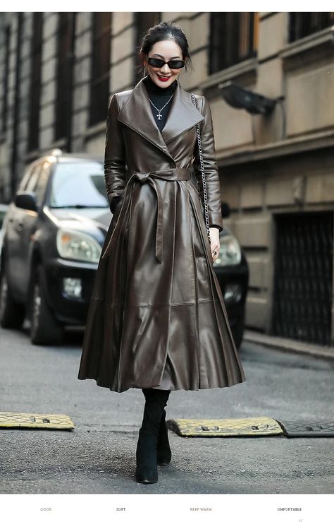 Nerazzurri Autumn long leather trench coat for women belt long sleeve skirted faux leather coat women plus size fashion 2020 7xl|Leather Jackets| - AliExpress Fall Leather Long Coat With Belt, Belted Leather Long Coat For Business, Long Leather Coat Woman, Belted Faux Leather Long Coat, Luxury Long Leather Coat, Faux Leather Trench Coat, Women Belt, Plus Size Belts, Faux Leather Coat