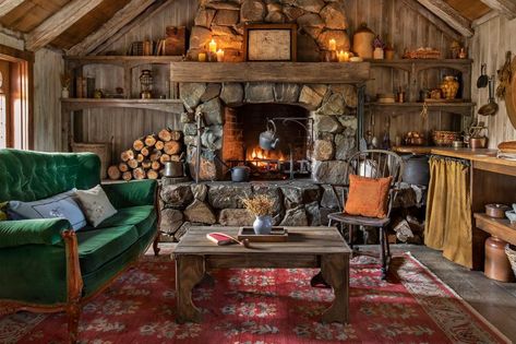 Hobbit Living Room, Hobbit Aesthetic Home, Hobbit House Plans, Hobbit House Interior, Hobbit Aesthetic, How To Build Steps, Hobbit Hole, Aesthetic Home Decor, Hobbit House