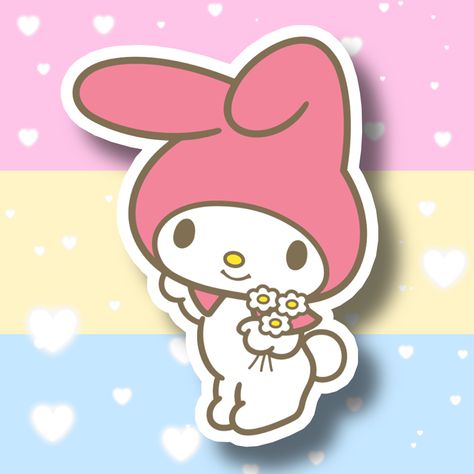 Sanrio Pride Icons, Pansexual Art, Lucy Atwell, Icons Lgbt, Pan Pride, Pride Stuff, Pansexual Pride, Profile Photos, Poster Ideas