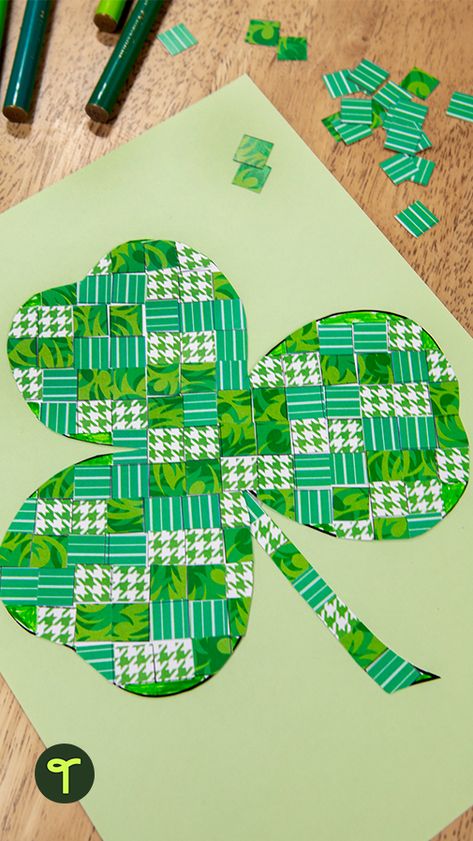 We love this printable teaching resource for St. Patrick's Day or to complement studying about cultural celebrations around the world. Included are the shamrock template plus ten green patterned grids, and instructions for students. Ireland Activities For Kids, Ireland Activities, Clover Craft, Shamrock Art, Craft Activity For Kids, Shamrock Template, Celebrations Around The World, Creative Art Activities, Celebration Around The World