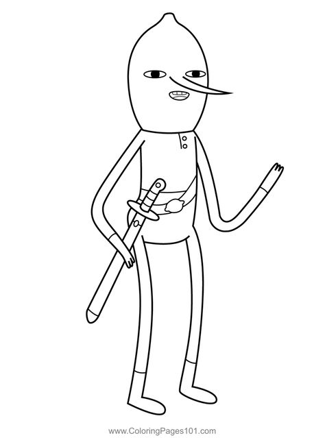 Earl Of Lemongrab Waving Hand Adventure Time Coloring Page Adventure Time Colouring Pages, Lemongrab Tattoos, Lemongrab Tattoo, Earl Of Lemongrab, Adventure Time Coloring Pages, Adventure Time Drawings, 5 Tattoo, Waving Hand, Journaling Stickers