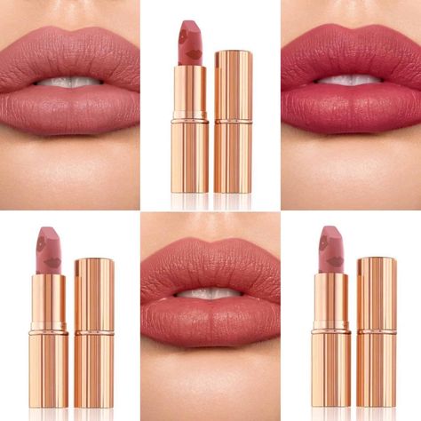 Charlotte Tilbury Bridal Lipstick New Collection Charlotte Tilbury Lipstick Colors, Pink Red Lipstick Shades, Mrs Kisses Charlotte Tilbury, Charlotte Tilbury Red Lipstick, Best Bride Lipstick, Wedding Makeup Charlotte Tilbury, Wedding Belles Charlotte Tilbury, Charlotte Tilbury Lipstick Shades, Bridal Makeup Lipstick