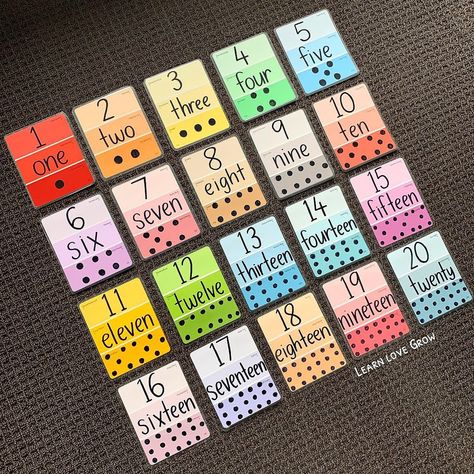 🌈Number cards using paint samples from Bunnings 👍🏼There are so many ideas I have for using paint samples, this is one of the ideas. I’m… Literacy And Numeracy Activities, Number Identification Activities, Paint Sample Cards, Centers Kindergarten, Summertime Activities, Number Sense Kindergarten, Numeracy Activities, Goals Ideas, Number Sense Activities