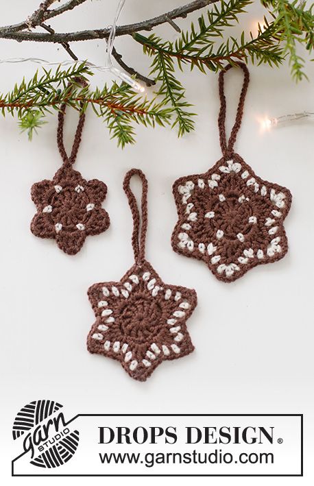 Decrease - crochet sts (Tutorial Video) Mini Stars, Magazine Drops, Crochet Snowflake, Crochet Ornament Patterns, Confection Au Crochet, Crochet Xmas, Crochet Stars, Crochet Snowflakes, Holiday Crochet