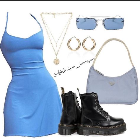 Blue And Black Outfits, Blue Outfit Ideas, Trendy Fall Fashion, Tomboy Style Outfits, Swaggy Outfits, Tomboy Fashion, Baddie Outfits Casual, Fall Fashion Outfits, Teenage Fashion Outfits