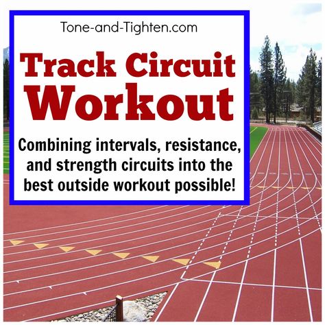 Track Workouts, Interval Workout, Circuit Workout, Circuit Training, Toning Workouts, Track Workout, Workout Ideas, Free Workouts, I Work Out