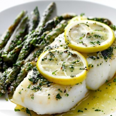 Lemon Herb Cod Loin Recipe - Instacart Cod Loin Recipes, Party Entrees, Atlantic Cod, Fish Recipes Healthy, Lemon Herb, Fancy Party, Lemon Recipes, Home Recipes, Recipes Healthy