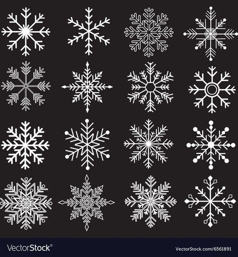 Chalkboard Snowflakes, فن الرسم بالمسامير, Snowflake Silhouette, Snow Flake Tattoo, Snowflakes Drawing, Christmas Window Painting, Window Drawing, Christmas Window Decorations, Christmas Chalkboard