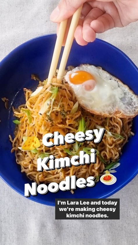 Til Tok Ramen Noodles, Til Tok Ramen, Spicy Tonkotsu Ramen Recipe, Spicy Ramen Noodle Recipes Videos, Cheesy Ramen Noodles Tiktok, Kimchi Noodles, Instant Ramen, Nyt Cooking, Kimchi