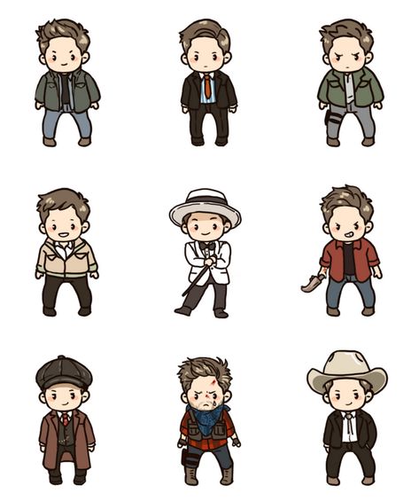 Dean Winchester Fanart, Spn Fanart, Supernatural Cartoon, Supernatural Fanart, Supernatural Comic, Dog Pants, Farmer Boy, Of Outfits, Super Natural