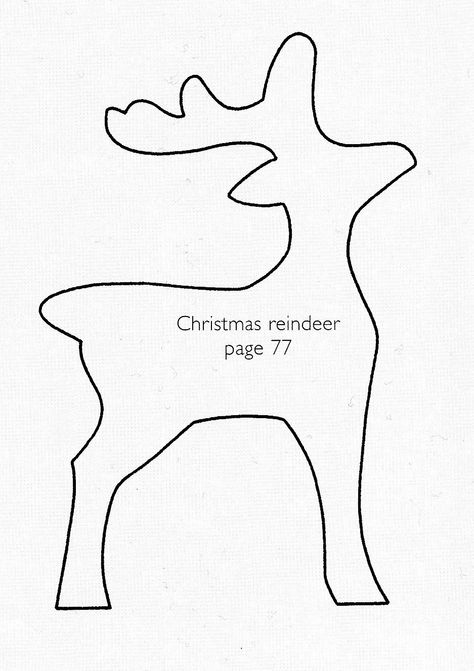 Reindeer Silhouette Templates, Reindeer Template Pattern, Wood Reindeer Pattern, Reindeer Template Free Printable, Reindeer Outline, Reindeer Template, Glamorous Christmas Tree, Reindeer Printable, Wood Reindeer