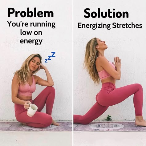 Running Low on Energy? Try these Energizing Stretches! — Melissa Metrano Melissa Metrano, Energizing Stretches, Yoga Facts, At Home Yoga, Daily Yoga Workout, Body Challenge, Home Yoga, Health And Fitness Articles, Easy Yoga Workouts