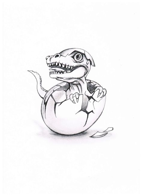 Dinosaur Egg Tattoo, Baby Dino Tattoo, Baby Dinosaur Tattoo, Dinosaur Tattoo For Son, Dino Sketch, Dino Tattoo, T Rex Tattoo, Dino Drawing, Spiderman Tattoo