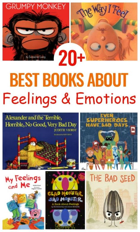 Emotions For Toddlers, Books About Emotions, Books About Feelings, Feelings Preschool, Emotions Preschool, Emotional Books, Feelings Activities, Social Emotional Activities, Feelings Book