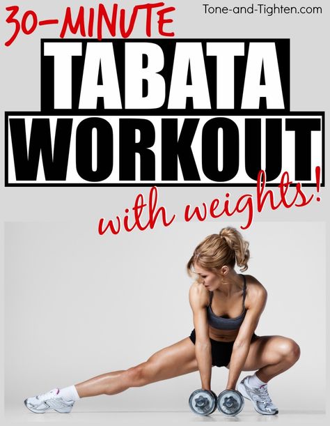 Workout With Weights, Tabata Workout, Personal Training Studio, Hiit Workout At Home, Tabata Workouts, High Intensity Interval Training, Dumbbell Workout, Interval Training, Motivation Fitness