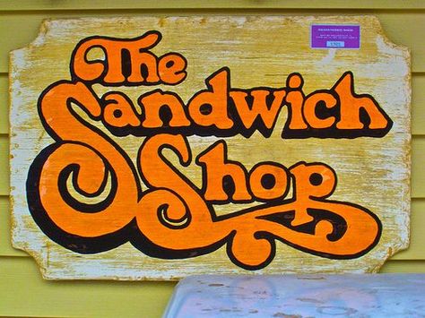 Splish Splash Party, Sandwich Sign, Sandwich Bar, Retro Graphic Design, Deli Style, Retro Text, Sandwich Shop, Sub Sandwiches, Sandwich Board