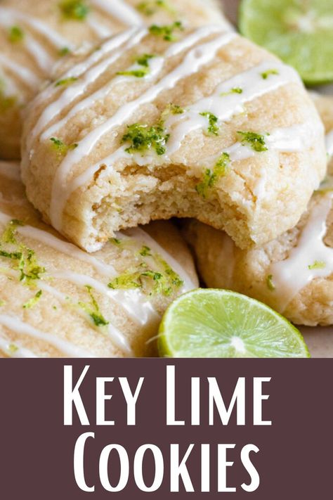 Keylime Cookie, Key Lime Pie Desserts, Key Lime Cookie, Key Lime Cookie Recipe, Lime Dessert, Key Lime Cookies, Ball Cookies, Key Lime Desserts, Special Cookies