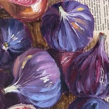 Fig Painting, Under Influence, Newspaper Painting, Vegetable Painting, Watercolor Flower Art, Fruit Painting, Art Competitions, Daily Painting, Collage Design