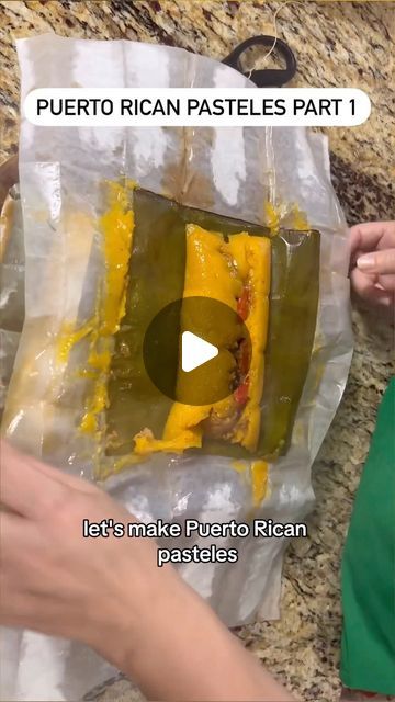 Authentic Pork Carnitas Recipe, Pasteles Puerto Rico Recipe, Puerto Rican Appetizers, Traditional Puerto Rican Food, Pasteles Recipe, Puerto Rican Pasteles, Pork Carnitas Recipe, Gooey Bars, Puerto Rican Cuisine