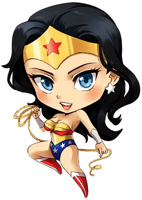 Cartoon Girl, Wonder Woman, Wonder, Hair