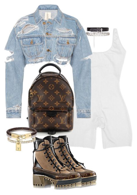 Louis Vuitton Outfits Women, Trajes Kylie Jenner, Louis Vuitton Fashion, Brown Bag, Dope Fashion, Teenager Outfits, Cute Swag Outfits, Louis Vuitton Shoes, Black Women Fashion