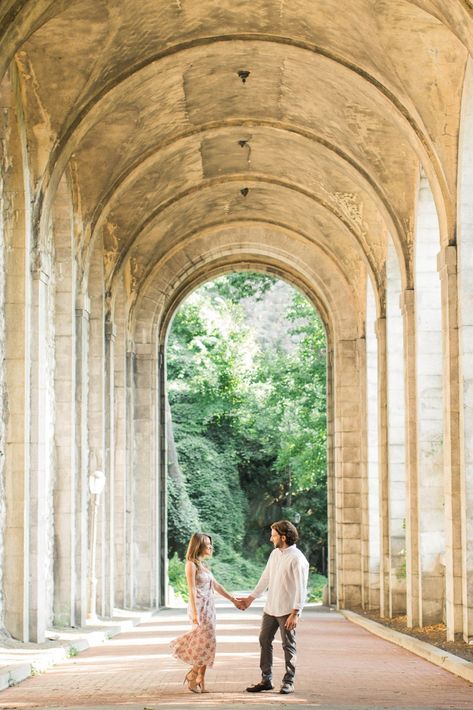 Fort Tryon Park Engagement, Engagement Photoshoot Nyc, Nyc Engagement Photoshoot, Proposal Shoot, Fort Tryon Park, Outdoor Forts, Classic Engagement Photos, Nyc Engagement Photos, Rustic Engagement Photos