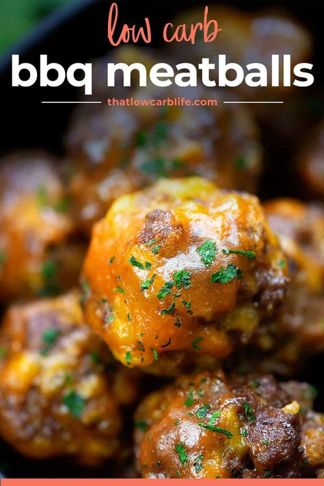 Keto Chicken Meatballs, Bbq Keto, Meatballs Sauce, Meatballs Baked, Low Carb Bbq Sauce, Keto Meatballs, Bbq Meatballs, Low Carb Meatballs, Mediterranean Meals