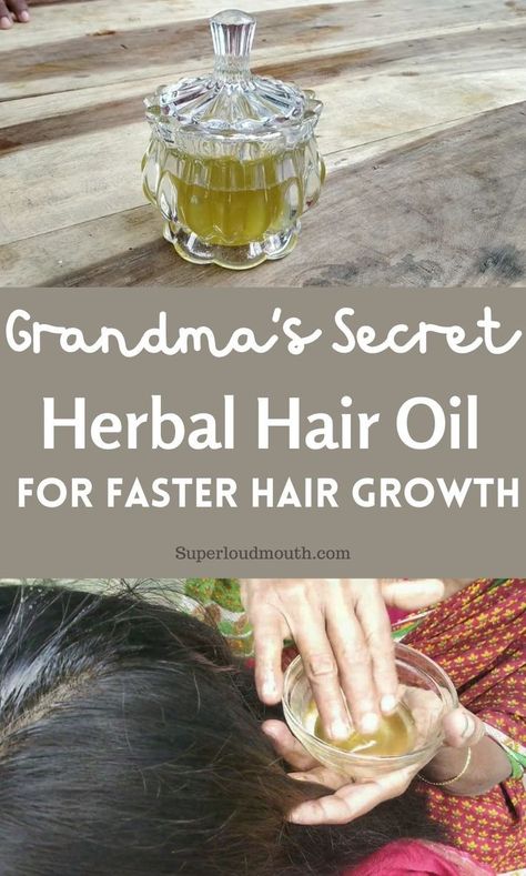 This contains: Grandmother's secret herbal hair oil for faster hair growth Grapeseed Oil Benefits, Hair Growth Oil Recipe, Ancient Remedies, Remedies For Skin, Herbal Hair Oil, Faster Hair Growth, Accelerate Hair Growth, Take Care Of Your Hair, Vitamins For Hair Growth