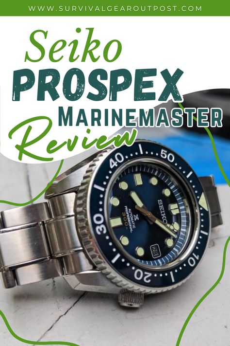 Seiko Prospex Marinemaster SLA023 Watch Review Seiko Marinemaster, Seiko Prospex, Watch Review, Seiko Watches, Dive Watches, Cool Watches, Stainless Steel Bracelet, Time Piece, Diving