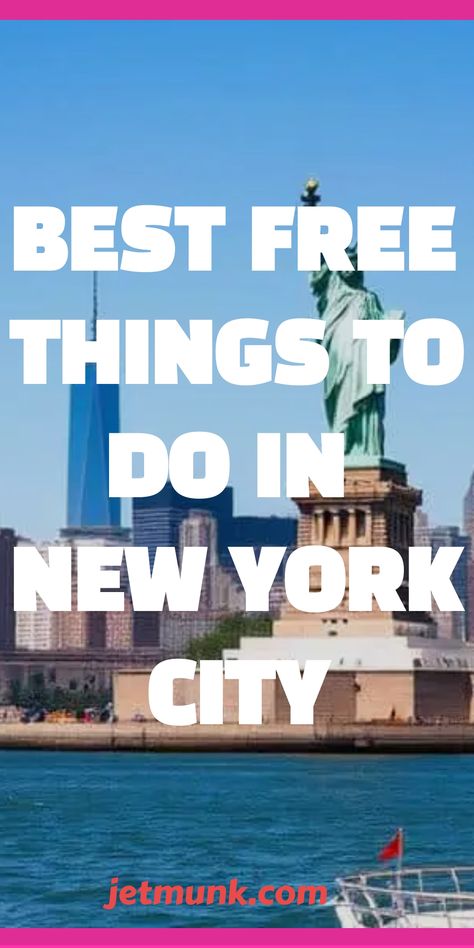 Free Things to Do in New York City Day Trips From New York City, Free New York City Things To Do, New York City Must See, New York City Trip With Teens, New York City With Teens, New York Attractions, Kids Vacation, Holland America, Urban Oasis