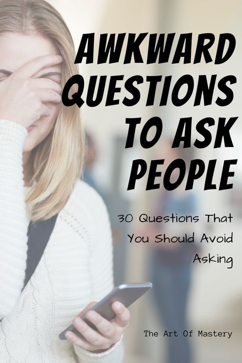 There are plenty of awkward questions to ask people that may seem innocent and harmless in the beginning. But, in actuality, it bears deep-seated negative emotions. In this Article, we listed down 30 questions you should avoid asking. Check it out! 3 Week Workout, Questions To Ask People, Awkward Questions, 30 Questions, Myers Briggs Personality Test, Question To Ask, Decrease Weight, Extroverted Introvert, Lose 10 Lbs