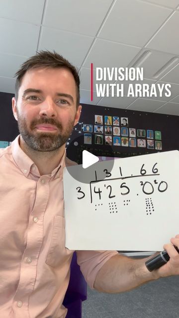 Mr Minchin on Instagram: "Super quick look at dividing with arrays to support pupils as they get to grips with this abstract process #primaryteacher #teachersofinstagram #pgdeprimary #pgceprimary #studentteacher" Teaching Division, Division Activities, Math Madness, Substitute Teaching, Math Notebook, Math Tutorials, Math Intervention, Math Review, Primary Teachers