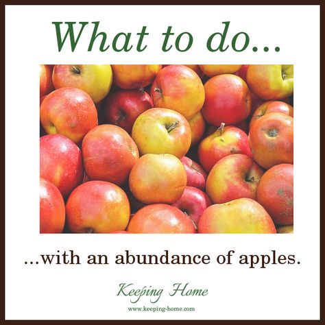 What To Do With An Abundance Of Apples, What To Do With Too Many Apples, Old Apples What To Do With, Hope Chests, Red Delicious Apples, Christian Homemaking, Gala Apples, Apple Seeds, Taking Advantage