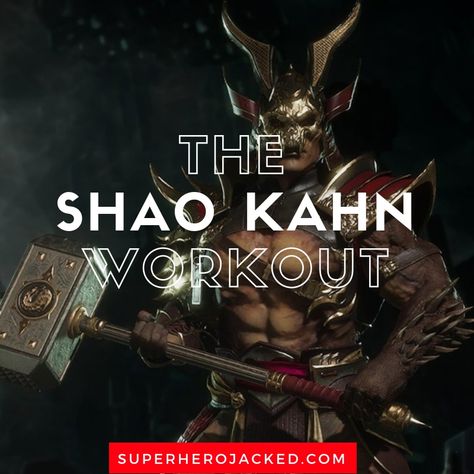 Shao Kahn Workout Routine: Train for Super Strength with a Sledgehammer Workout Workout Routines At Home, Sledgehammer Workout, Superhero Jacked, Hero Workouts, Shao Kahn, Pyramid Training, Superhero Academy, Indian Clubs, Superhero Workout