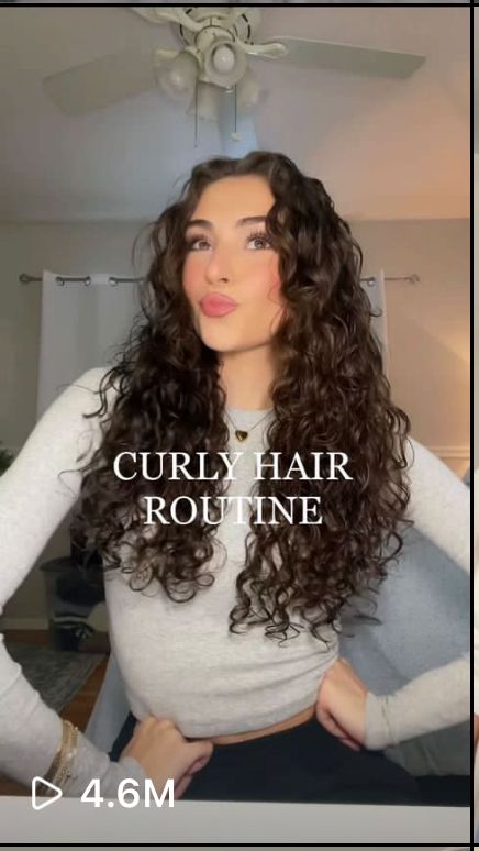 Hair Tutorial Curly Hair, Ashley Lamarca, Curly Hair Routine, Hair Routine, Hair Curly, Hair Routines, Hair Transformation, Aesthetic Hair, Hair Tutorial