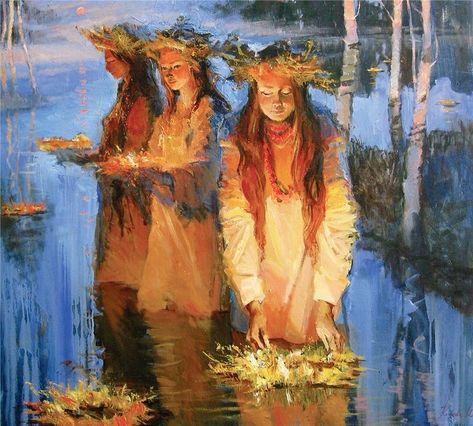 Slavic Paganism, Pagan Art, Ukrainian Art, Arte Inspo, Witch Art, Fortune Telling, Art And Illustration, Classic Art, Aesthetic Art