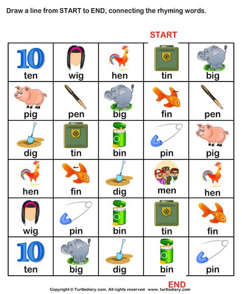 Rhyme Worksheet, Rhyming Words For Kids, Rhyming Words Worksheets, Teaching Child To Read, Words Worksheet, 3 Letter Words, Ela Worksheets, Cvc Words Kindergarten, Kindergarten Phonics Worksheets