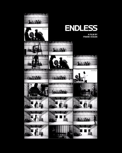 Frank Ocean - Endless poster 1 Endless Poster Frank Ocean, Endless Frank Ocean Poster, Endless Frank Ocean Wallpaper, Rushes By Frank Ocean, Dijon Absolutely, Endless Frank Ocean, Frank Ocean Poster, Frank Ocean Wallpaper, Channel Orange