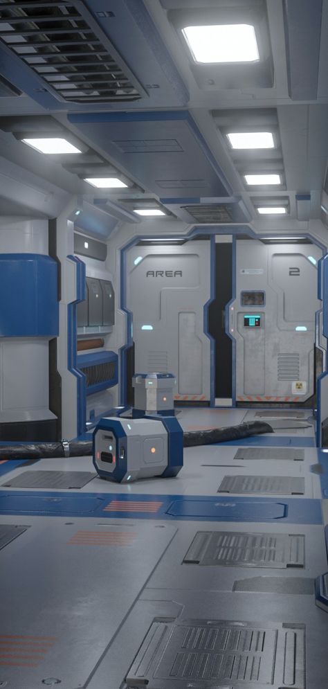 Sci Fi Environment Concept Art Interior, Futuristic Computer Room, Sci Fi Space Station Interior, Scifi Interior Design, Spaceship Interior Design, Space Ships Interior, Spaceship Interior Concept Art, Interior Spaceship, Sci Fi Office