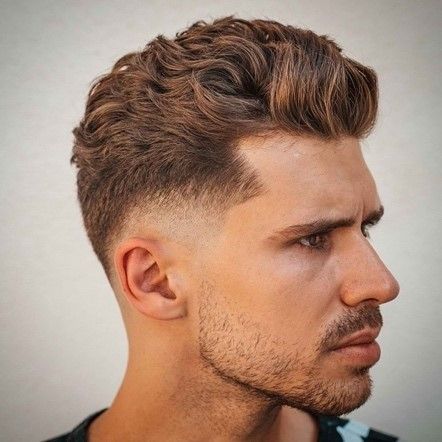 Slick Back Haircut, Back Hairstyle, Hair Curl, Wavy Hair Men, Long Hair On Top, Wavy Haircuts, Men Haircut Styles, Cool Hairstyles For Men, Slick Back