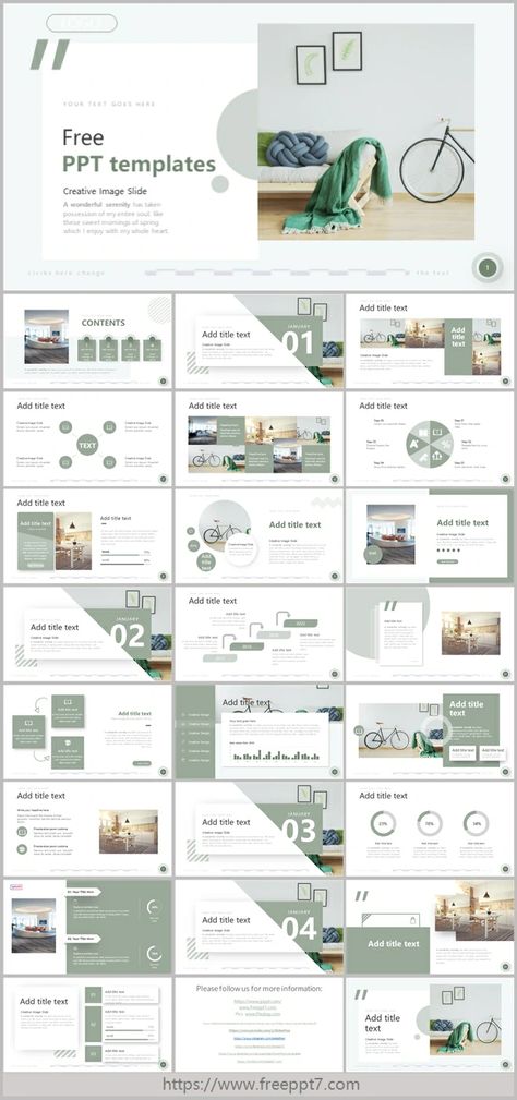 Cute Google Slides, Interior Design Powerpoint, Fresh Interior Design, Fresh Interior, Google Slides Templates, Design Powerpoint, Envato Elements, Google Slides, Powerpoint Templates