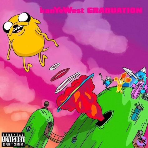 I'm scratching my balls rn. I stole this post from somewhere I forgot. I feel like the British in 1789 Jojo Album Cover, Adventure Time Album Cover, Lego Adventure Time, Cartoon Album Covers, Adventure Time Icon, Adventure Time Poster, Adventure Time Funny, Adveture Time, Rap Album Covers