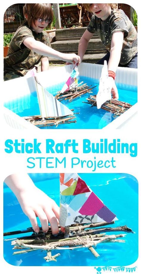 Raft Building, Kid Summer, Boat Crafts, Kid Science, Kids Craft Room, Stem Challenge, Steam Activities, Stem Challenges, Stem Projects