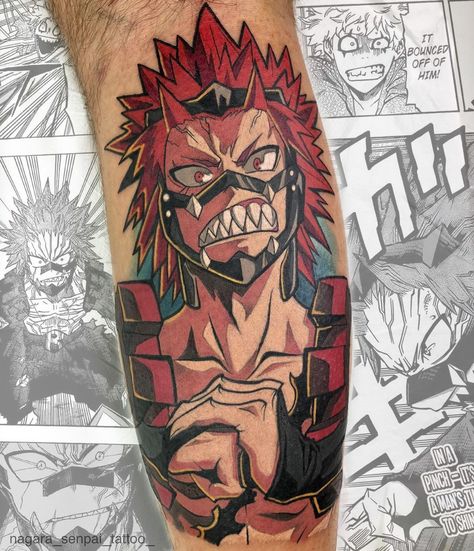 Kirishima Tattoo Ideas, Kirishima Tattoo, My Hero Tattoo, My Hero Academia Tattoo Ideas, Jay 2022, Hero Academia Tattoo, Mha Tattoos, My Hero Academia Tattoo, Academia Tattoo