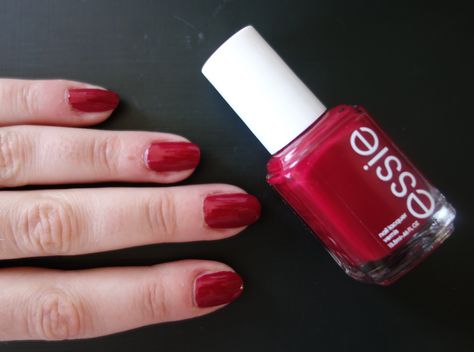 Classic Red Fishnet Stockings by Essie. Stop Nail Biting, Nailart Ideas, Nicknames For Girls, Mad Cat, Red Fishnets, Nail Biting, Red Nail Polish, Fishnet Stockings, Cuticle Oil