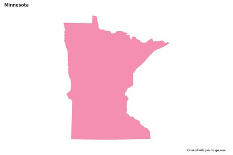 Sample Maps for Minnesota (pink,outline) Outline Pictures, Shadow Effect, Map Maker, Minnesota State, State Outline, Group Ideas, Highlight Icons, Instagram Highlight Icons, Small Group