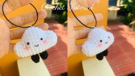 Cloud Crochet, Crochet Parrot, Cute Cloud, Toy Crochet, Hand Embroidery Design Patterns, Crochet Keychain, Hand Embroidery Design, Design Patterns, How To