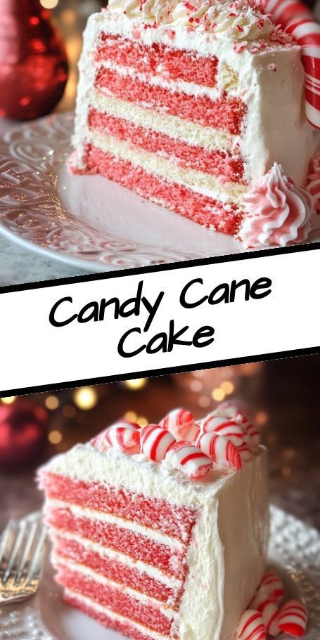 Indulge in a festive treat with our High Altitude Candy Cane Christmas Cake, topped with luscious Peppermint Cream Cheese Frosting. Perfect for capturing holiday cheer, this cake offers a delightful peppermint twist and creamy consistency, making it a centerpiece for your celebrations! Candy Cane Cake, Peppermint Cream, Candy Cane Christmas, Festive Treats, High Altitude, Christmas Candy Cane, Cheese Frosting, Christmas Cake, Cream Cheese Frosting