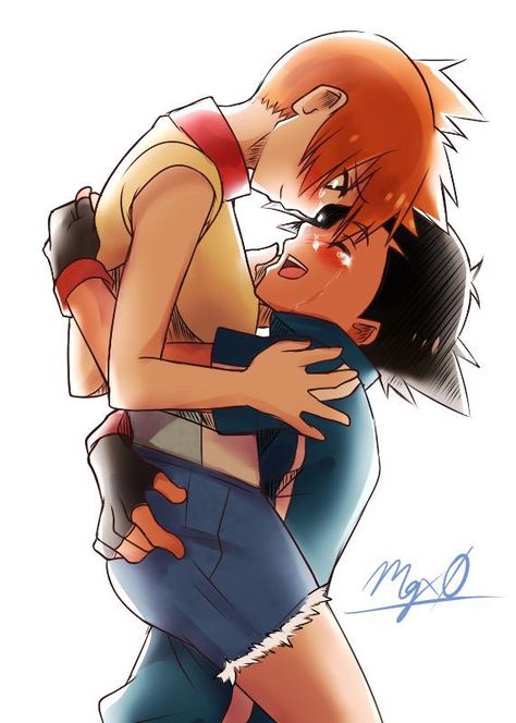 Ash And Misty Love, Ash X Misty Comic, Pokeshipping Ash And Misty, Pokémon Ships, Pokemon Ash And Misty, Misty From Pokemon, Gary Oak, Pokemon Couples, Ash And Misty